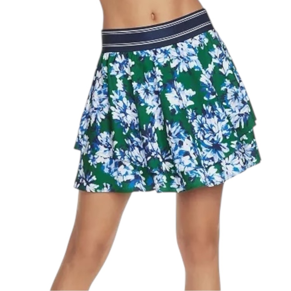 Skechers‎ GO WALK Sport Court Layered UPF 40+ Skort Skirt Fairway Floral NEW 3X